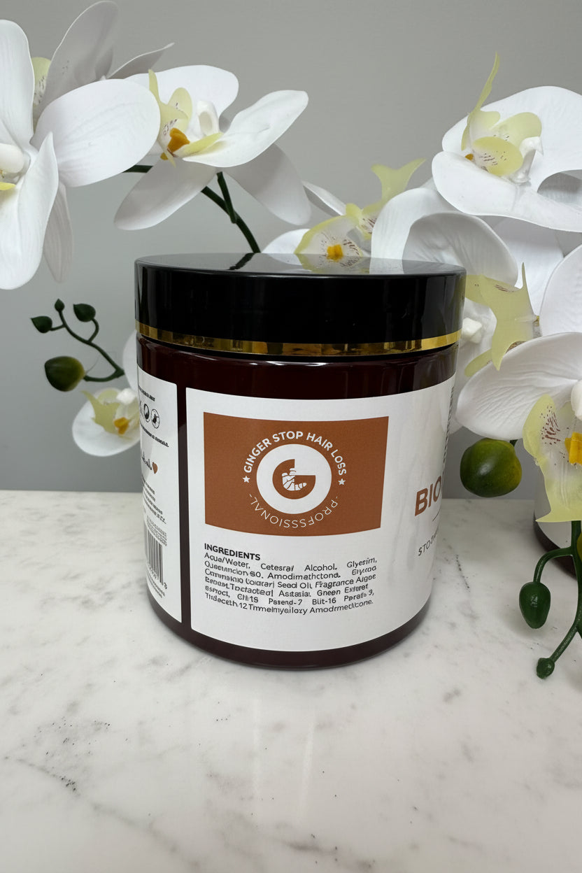 mask ginger biotin boost back view